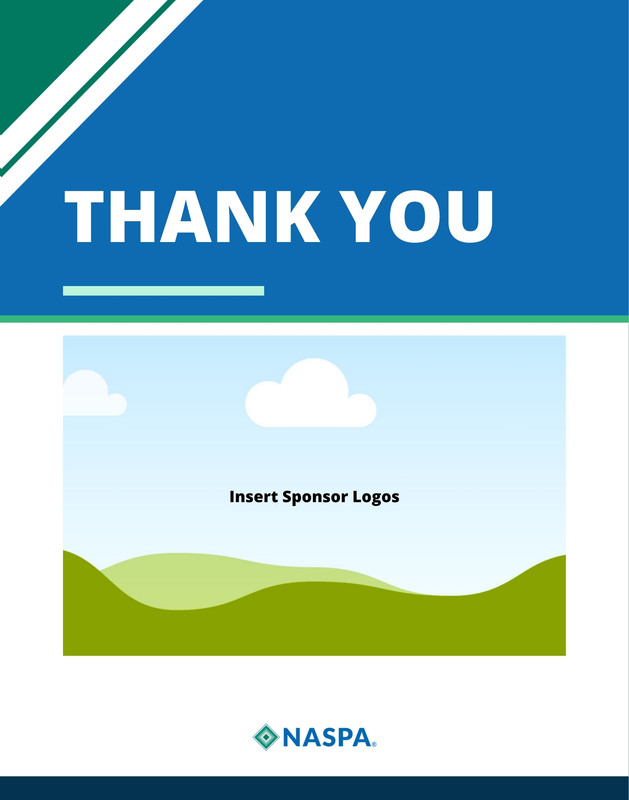 Sign - Sponsor Thank You - 22x28 in Brand Template preview