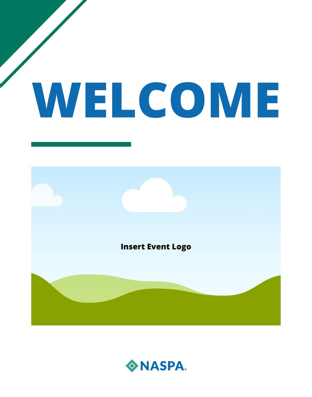 Sign - Welcome - 22x28 in Brand Template preview