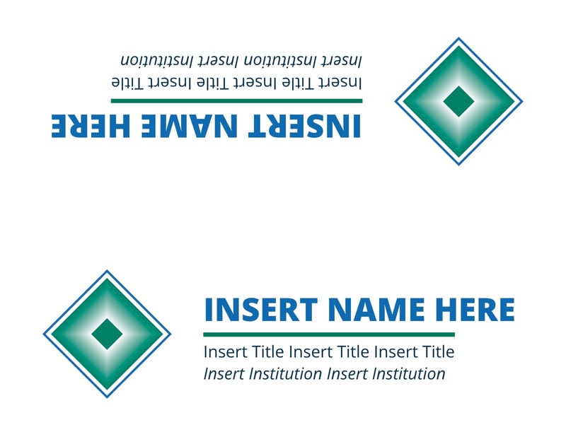 Name Tent - 11x8.5 in Brand Template preview