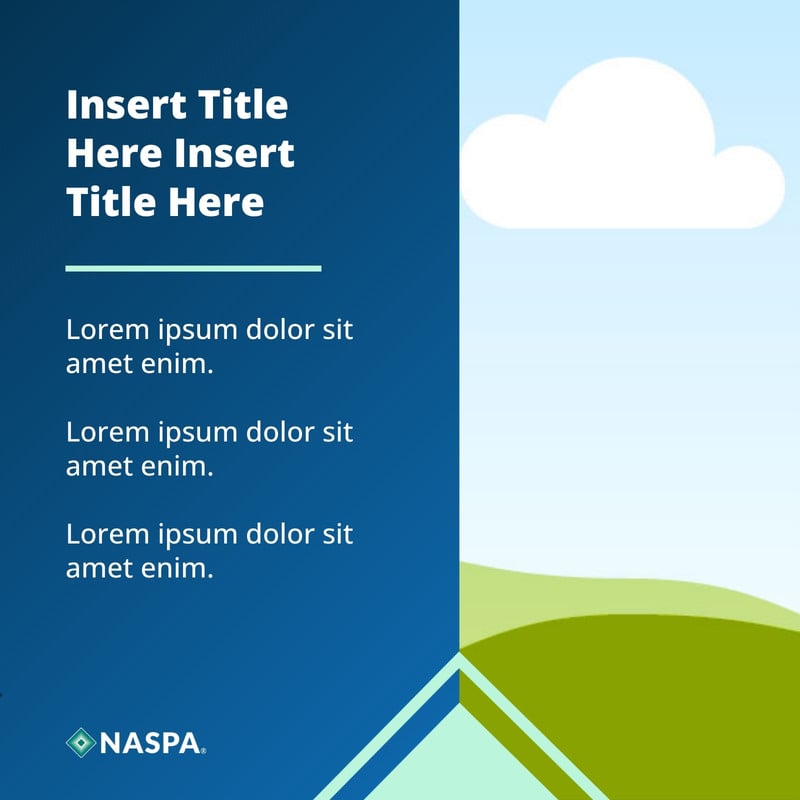 Social - Data - 3-Point Takeaway List Brand Template preview