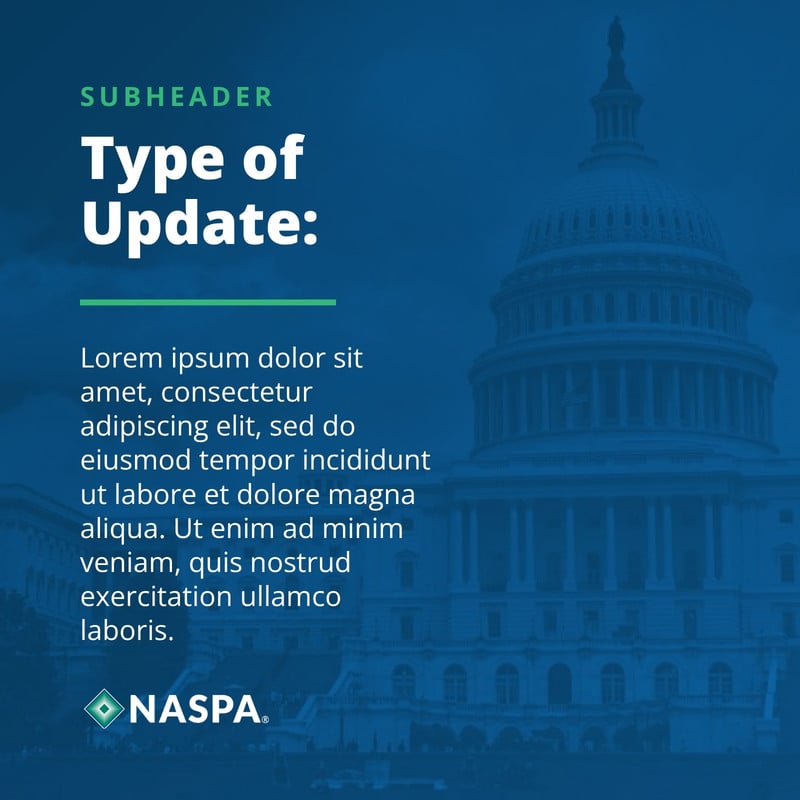 Social - Announcement - Policy & Advocacy Update Brand Template preview